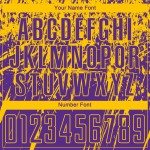 Purple Jersey Custom Uniform Soccer Yellow Sublimation Purple Jersey Custom Uniform Soccer Yellow Sublimation
