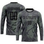 Uniform Olive Sublimation Soccer Service Black Custom Jersey Salute To Uniform Olive Sublimation Soccer Service Black Custom Jersey Salute To