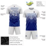 Uniform Jersey Soccer Royal Custom White Sublimation Uniform Jersey Soccer Royal Custom White Sublimation