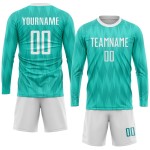 Uniform Soccer Jersey White Sublimation Custom Aqua Uniform Soccer Jersey White Sublimation Custom Aqua