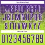Purple-White Sublimation Custom Jersey Green Neon Soccer Uniform Purple-White Sublimation Custom Jersey Green Neon Soccer Uniform