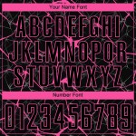 Sublimation Jersey Custom Uniform Pink Soccer Black Sublimation Jersey Custom Uniform Pink Soccer Black
