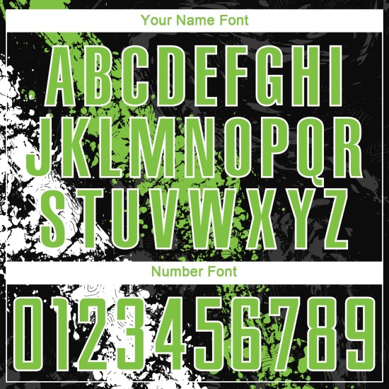 Jersey Soccer Uniform Green-White Custom Neon Black Sublimation Jersey Soccer Uniform Green-White Custom Neon Black Sublimation