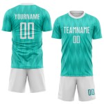 Uniform Soccer Jersey White Sublimation Custom Aqua Uniform Soccer Jersey White Sublimation Custom Aqua