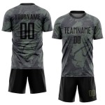 Uniform Olive Sublimation Soccer Service Black Custom Jersey Salute To Uniform Olive Sublimation Soccer Service Black Custom Jersey Salute To