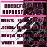 Scratch Graffiti Pattern Soccer Sublimation Custom Uniform Black-Pink Jersey Scratch Graffiti Pattern Soccer Sublimation Custom Uniform Black-Pink Jersey