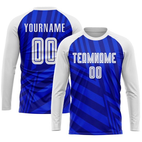Jersey Uniform Royal White-Navy Sublimation Custom Soccer Jersey Uniform Royal White-Navy Sublimation Custom Soccer