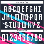 Pink-Light Blue Custom Uniform Soccer Sublimation White Jersey Navy Pink-Light Blue Custom Uniform Soccer Sublimation White Jersey Navy