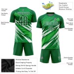 Soccer Custom Green Uniform Jersey White Sublimation Kelly Soccer Custom Green Uniform Jersey White Sublimation Kelly