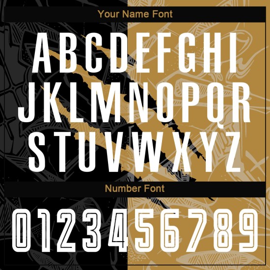 White Sublimation Black-Old Pattern Custom Soccer Scratch Jersey Gold Uniform Graffiti White Sublimation Black-Old Pattern Custom Soccer Scratch Jersey Gold Uniform Graffiti