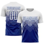 Uniform Jersey Soccer Royal Custom White Sublimation Uniform Jersey Soccer Royal Custom White Sublimation