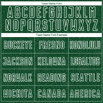Green Sublimation Custom Soccer Uniform White Geometric Shapes Jersey Green Sublimation Custom Soccer Uniform White Geometric Shapes Jersey