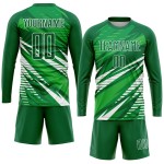 Soccer Custom Green Uniform Jersey White Sublimation Kelly Soccer Custom Green Uniform Jersey White Sublimation Kelly