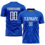 Jersey White Uniform Soccer Custom Sublimation Royal Jersey White Uniform Soccer Custom Sublimation Royal