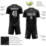 Soccer Sublimation Black White Jersey Custom Uniform Soccer Sublimation Black White Jersey Custom Uniform