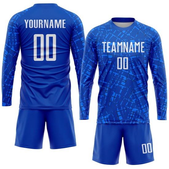 Jersey White Uniform Soccer Custom Sublimation Royal Jersey White Uniform Soccer Custom Sublimation Royal