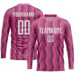White Uniform Jersey Soccer Pink Custom Sublimation White Uniform Jersey Soccer Pink Custom Sublimation