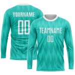 Uniform Soccer Jersey White Sublimation Custom Aqua Uniform Soccer Jersey White Sublimation Custom Aqua