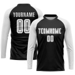 Custom Soccer Black White Jersey Uniform Sublimation Custom Soccer Black White Jersey Uniform Sublimation