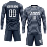 Sublimation Steel Uniform Soccer Jersey White Gray Custom Sublimation Steel Uniform Soccer Jersey White Gray Custom