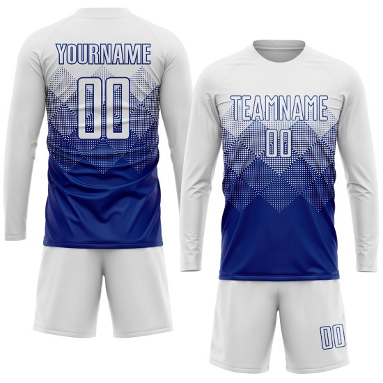 Uniform Jersey Soccer Royal Custom White Sublimation Uniform Jersey Soccer Royal Custom White Sublimation