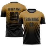 Jersey Old Sublimation Soccer Custom Gold Uniform Fashion Black Fade Jersey Old Sublimation Soccer Custom Gold Uniform Fashion Black Fade